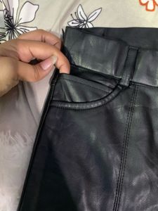 Zara Faux Leather Pants