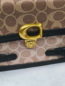 Stylish Coach Signature Print Handbag