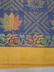 Beautiful Leaf Print Saree