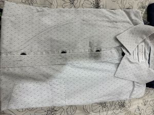 Men's Slim Fit Patterned Dress Shirt
