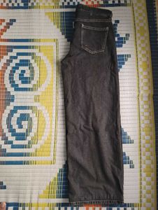 Charcoal baggy jeans