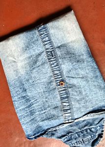 Men's Washed Denim Shirt