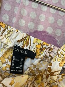 Floral Smocked Crop Top