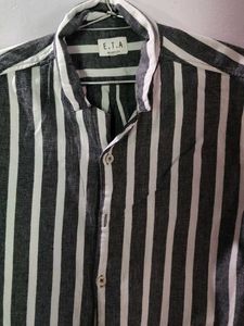Men's Striped Short Sleeve Shirt