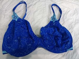 Beautiful 💛36Blue Floral Bra