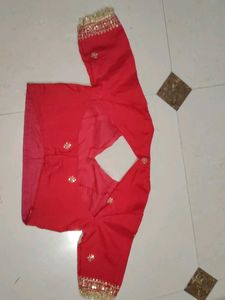 RED ELEGANT BLOUSE