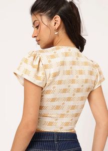 Chic Twisted Cut-Out Crop Top