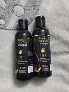Black Hair Dye Shampoo - 3 in 1