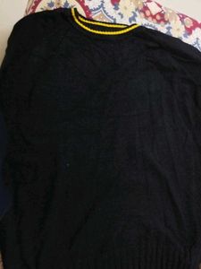 Black &amp; Yellow Knit Sweater