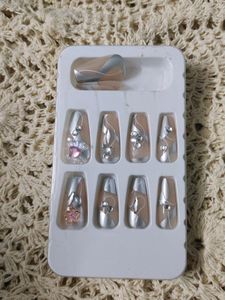Imported|Korean Nails|Set Of 12