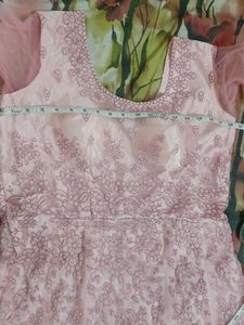 ver beautiful gown with detachable shrug