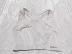 Reebok White Sports Bra
