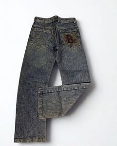 Acid Wash Wide Leg Jeans
