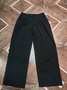 High Waisted Black Trousers