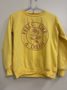 vintage yellow sweatshirt