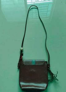 Brown Leather Crossbody Bag