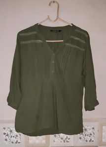 Olive Green Top