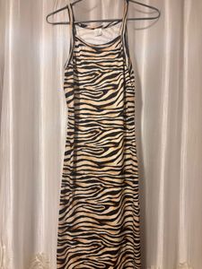 Zebra Print  Dress