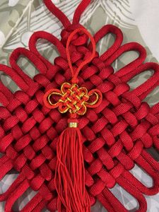 Red Chinese Knot Tassel Decor