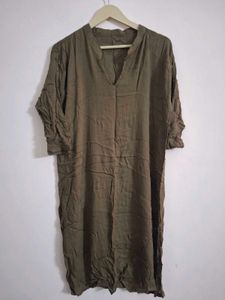 Olive Green Kurta Set