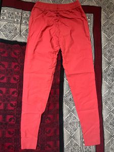 Red Casual Trousers