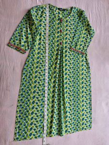 Jaipur Kurti Pure Cotton Printed  (Size M