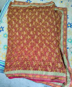 Elegant Printed Saree (Very Soft)