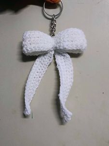 Crochet Bow Keyrings - 2