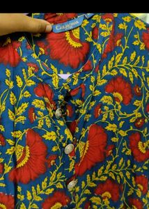 Floral Print Kurta