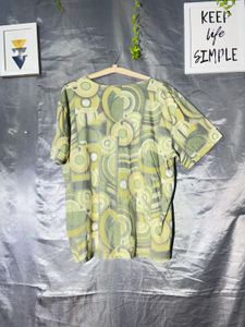 Retro Geometric Print T-Shirt