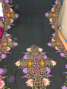 vintage pure Kashmiri hand work saree