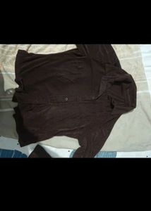 Chic Brown Bell Sleeve Top