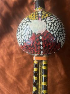 Hand-Painted snake charmers pungi/been flut