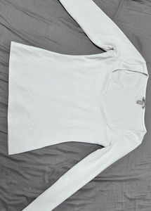 Classic White Long Sleeve Top