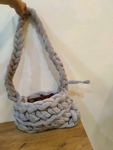 Chunky Knit Storage Basket Set