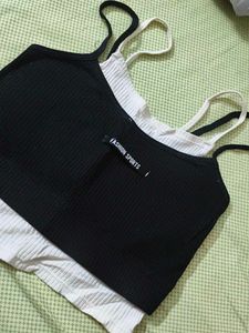 Ribbed Crop Tank Tops