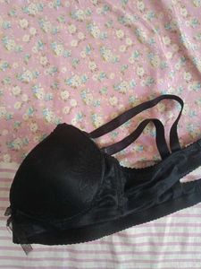 Black Lace Padded Bra