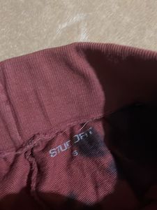 Aesthetic Red Black Joggers