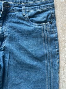 Blue Denim Jeans souled store straight + baggy