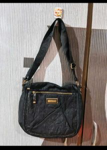 Stylish Quilted Black Hobo Bag