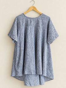 Striped Oversized Tunic Top