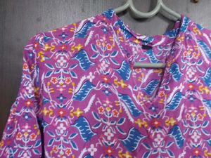 Bohemian Print Tunic Top