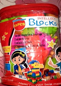 52-Piece Challenger Intellect Blocks Set Toys Kids