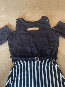 Stylish Maxi Dress With Belt