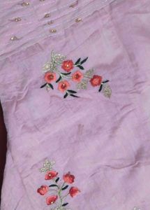 pink gown