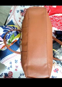 Unused Stylish Brown Tote bag with Tassels – Store