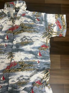 Men's Tropical Print Short Sleeve Shirt