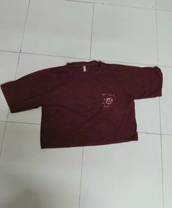 Maroon Graphic T-Shirt