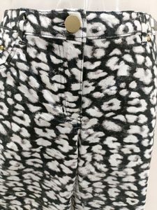 Leopard Print Straight Leg Pants