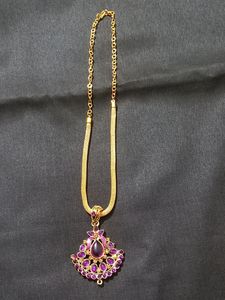 Purple Coloure Small Girl  Chain .